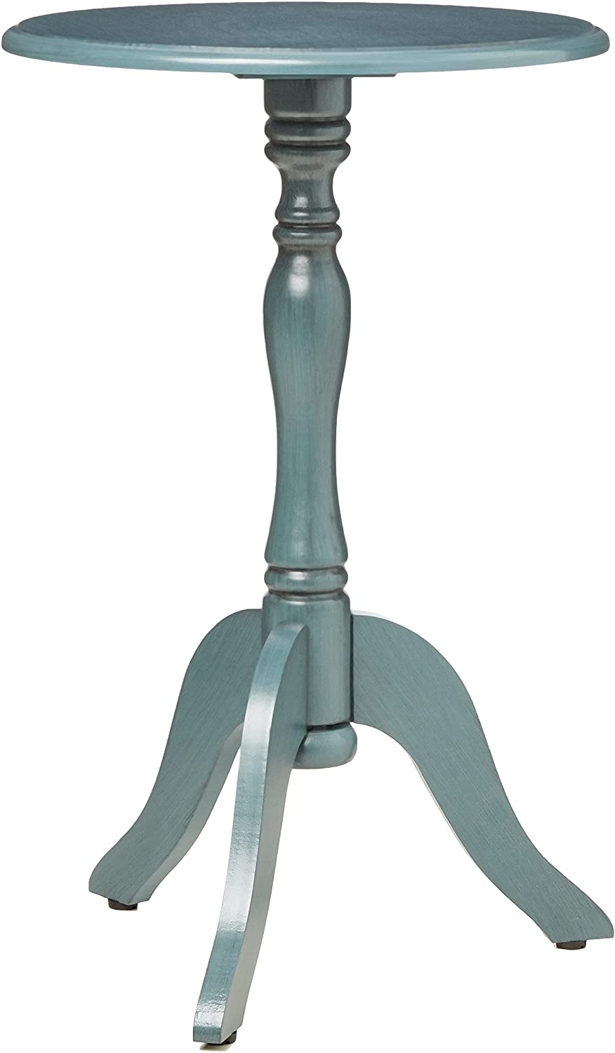 Side Tables: Antique Pedestal Accent Table