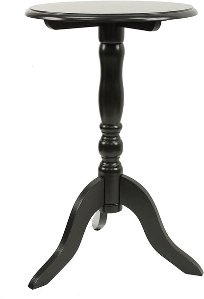 Side Tables: Antique Pedestal Accent Table