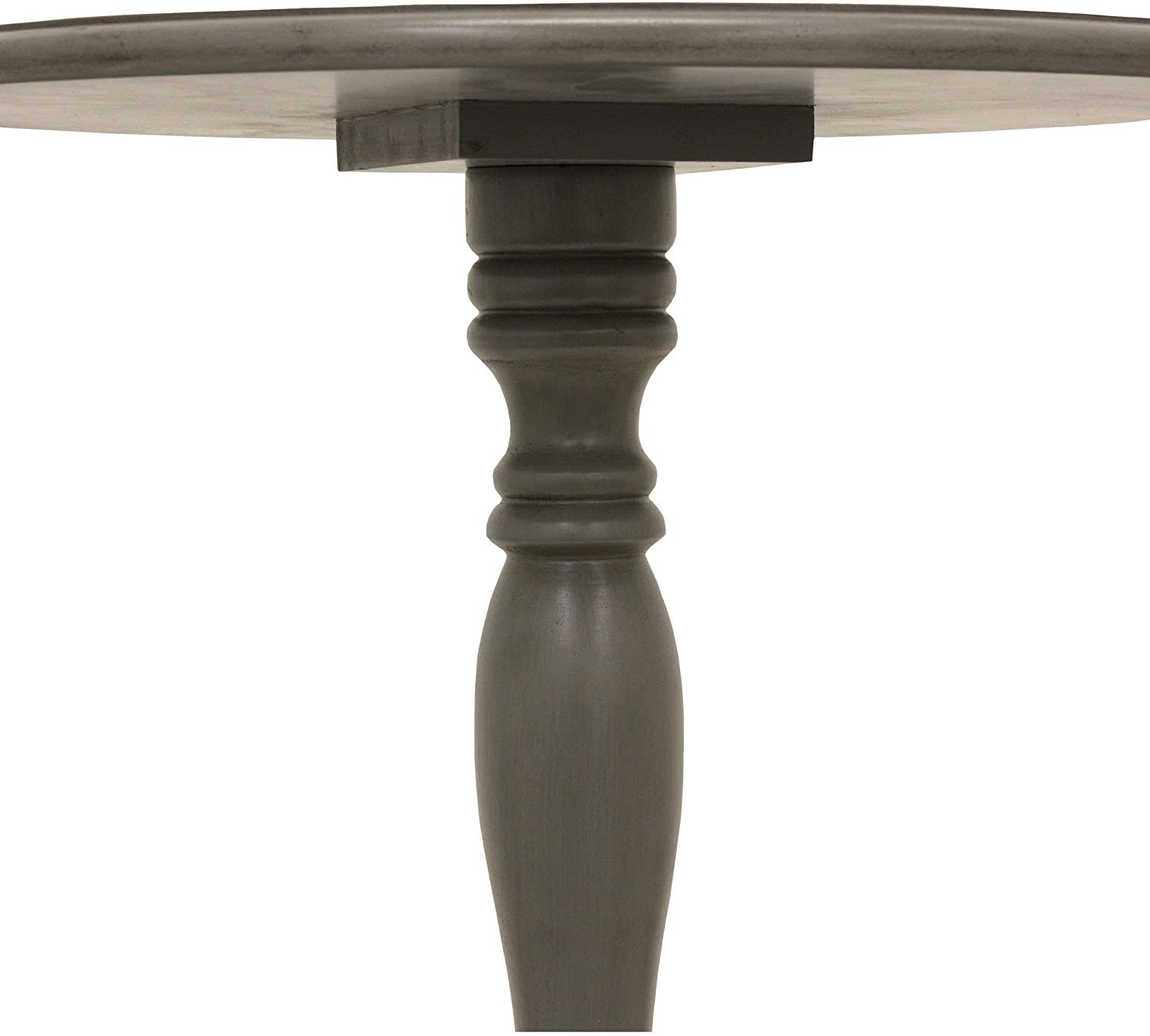 Side Tables: Antique Pedestal Accent Table