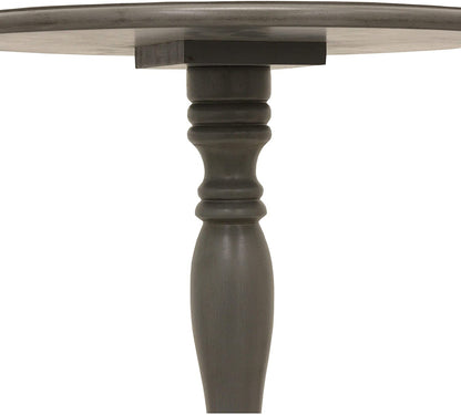 Side Tables: Antique Pedestal Accent Table