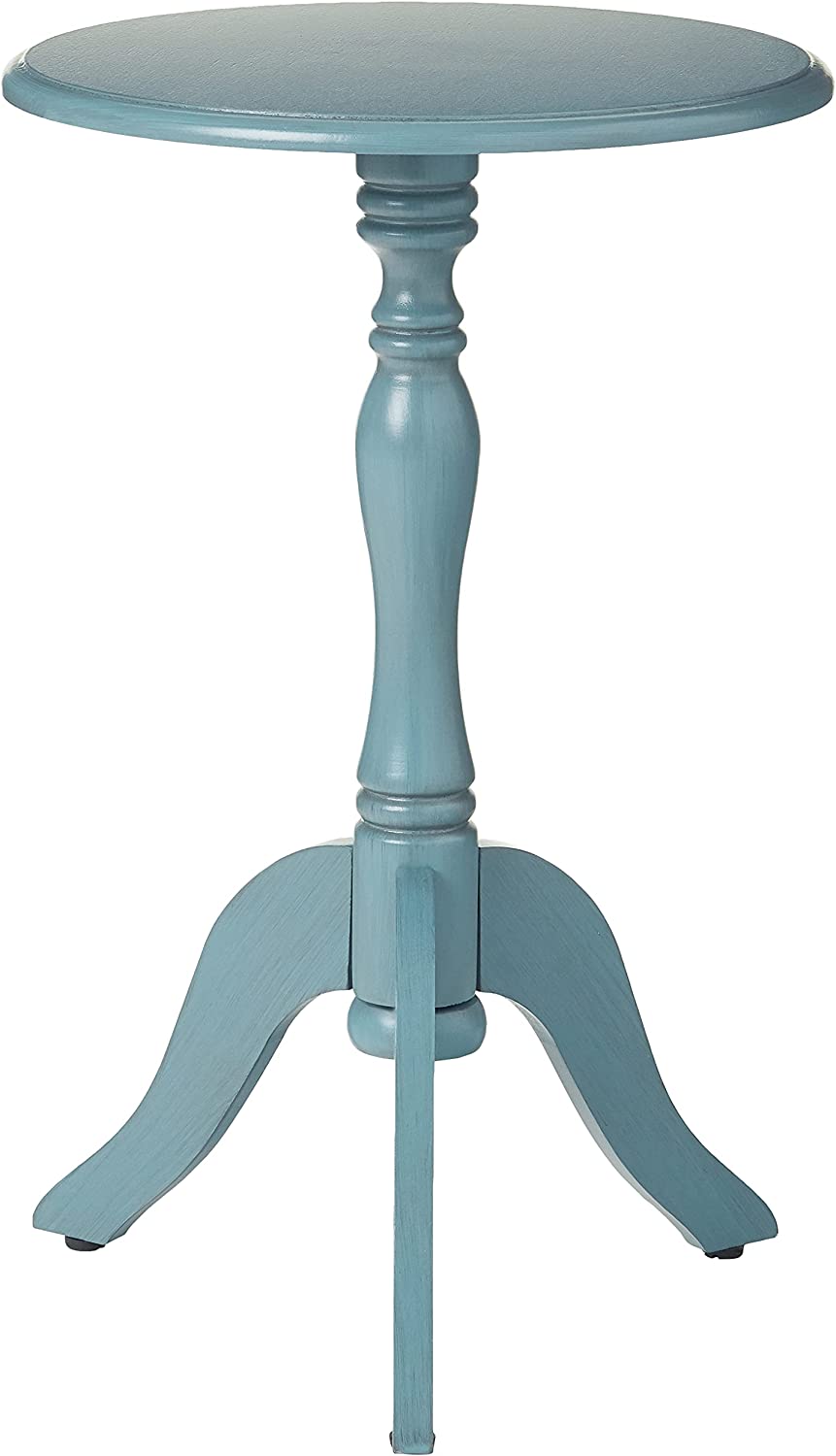 Side Tables: Antique Pedestal Accent Table
