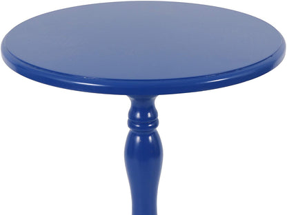 Side Tables: Antique Pedestal Accent Table