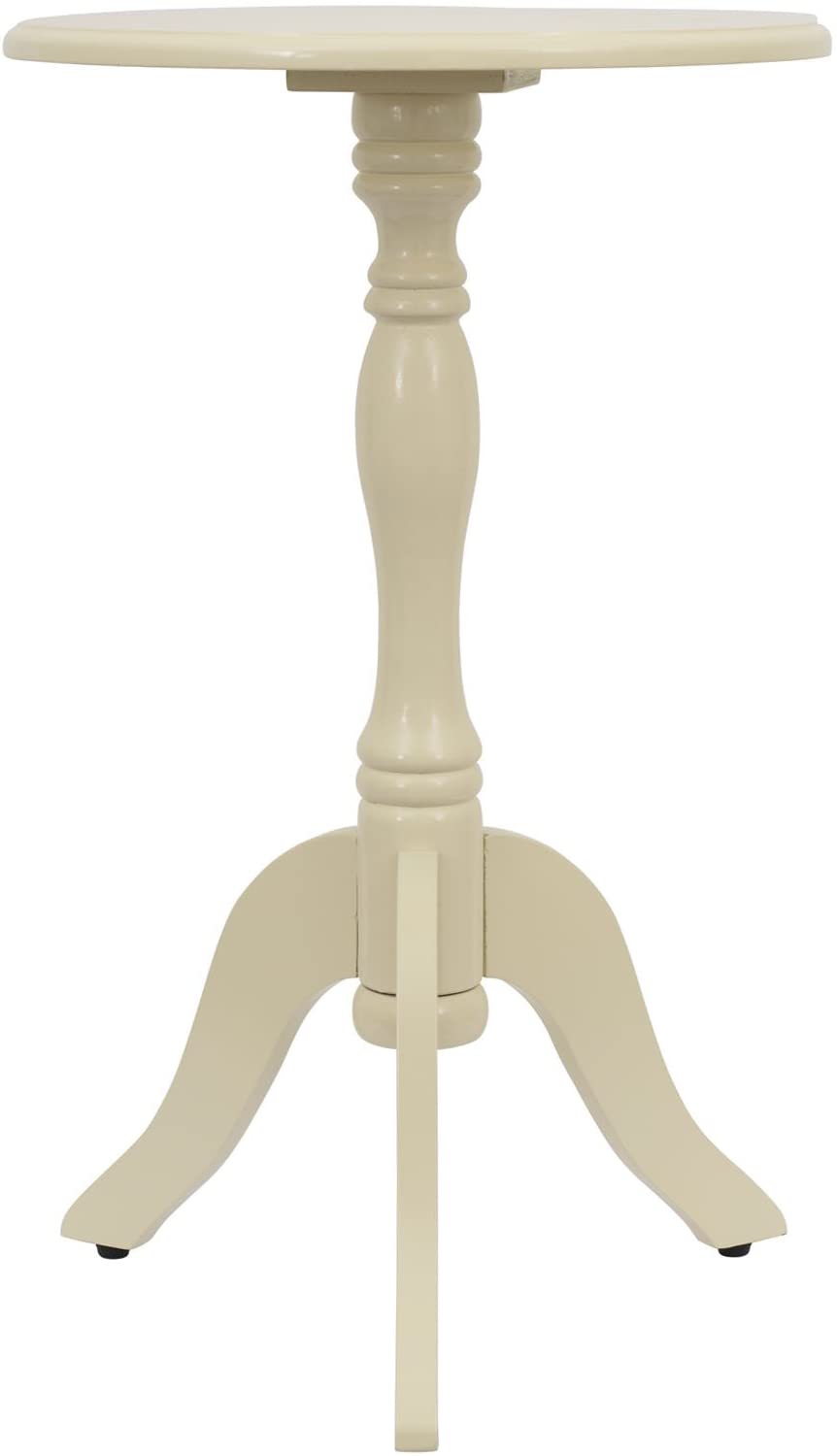Side Tables: Antique Pedestal Accent Table