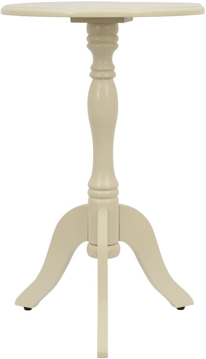 Side Tables: Antique Pedestal Accent Table