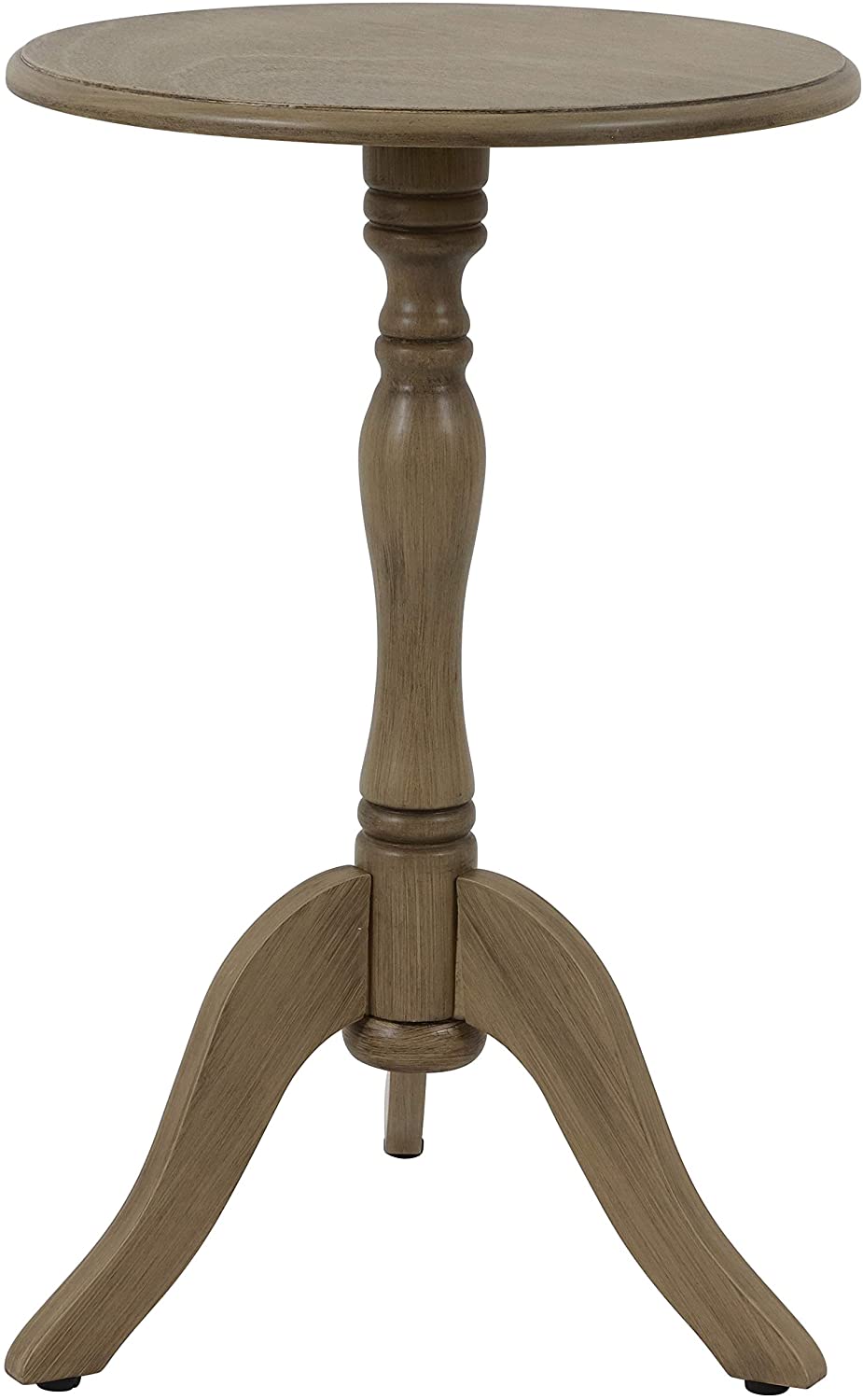 Side Tables: Antique Pedestal Accent Table