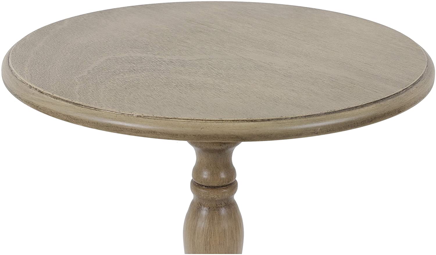 Side Tables: Antique Pedestal Accent Table