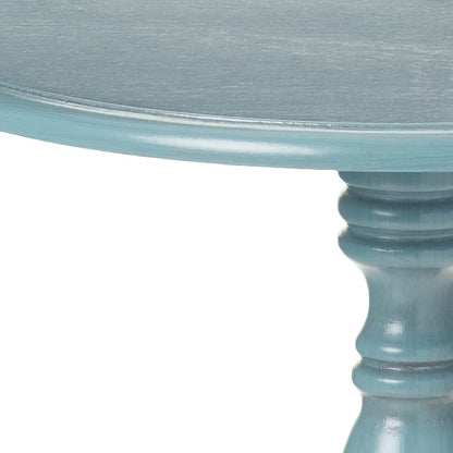 Side Tables: Antique Pedestal Accent Table