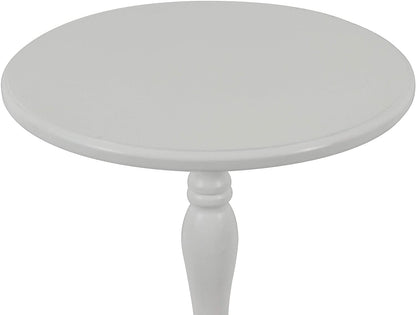 Side Tables: Antique Pedestal Accent Table