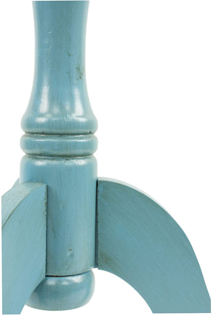 Side Tables: Antique Pedestal Accent Table