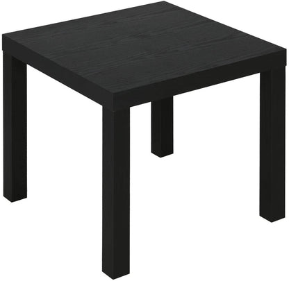 Side Tables: Black Wood Modern End Table