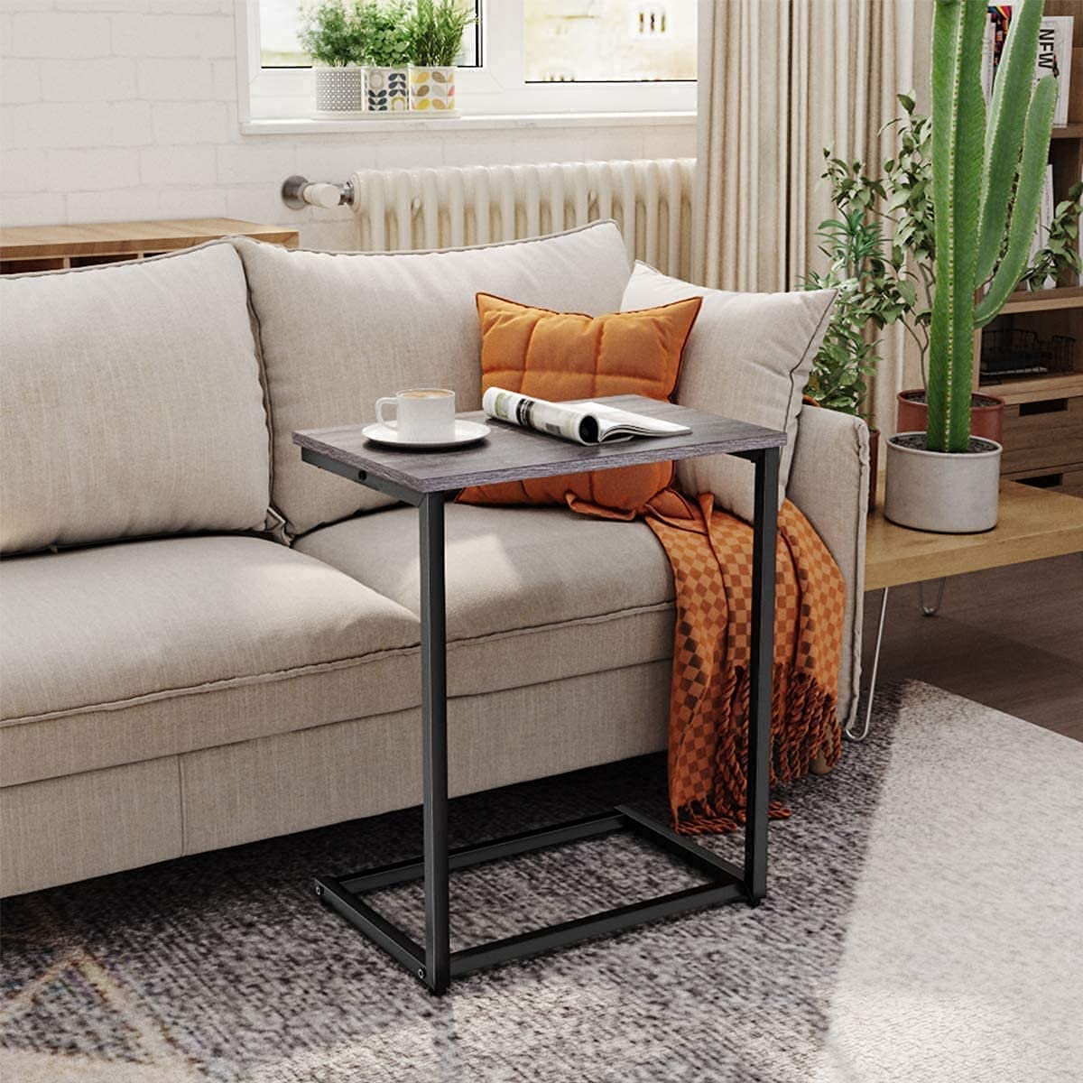  Side Tables: C Table for Small Spaces TV Tray ,Laptop Table