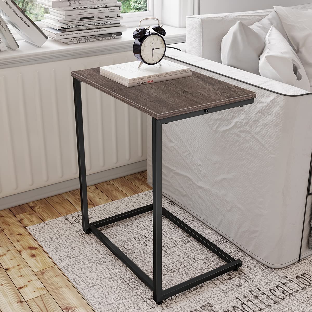  Side Tables: C Table for Small Spaces TV Tray ,Laptop Table