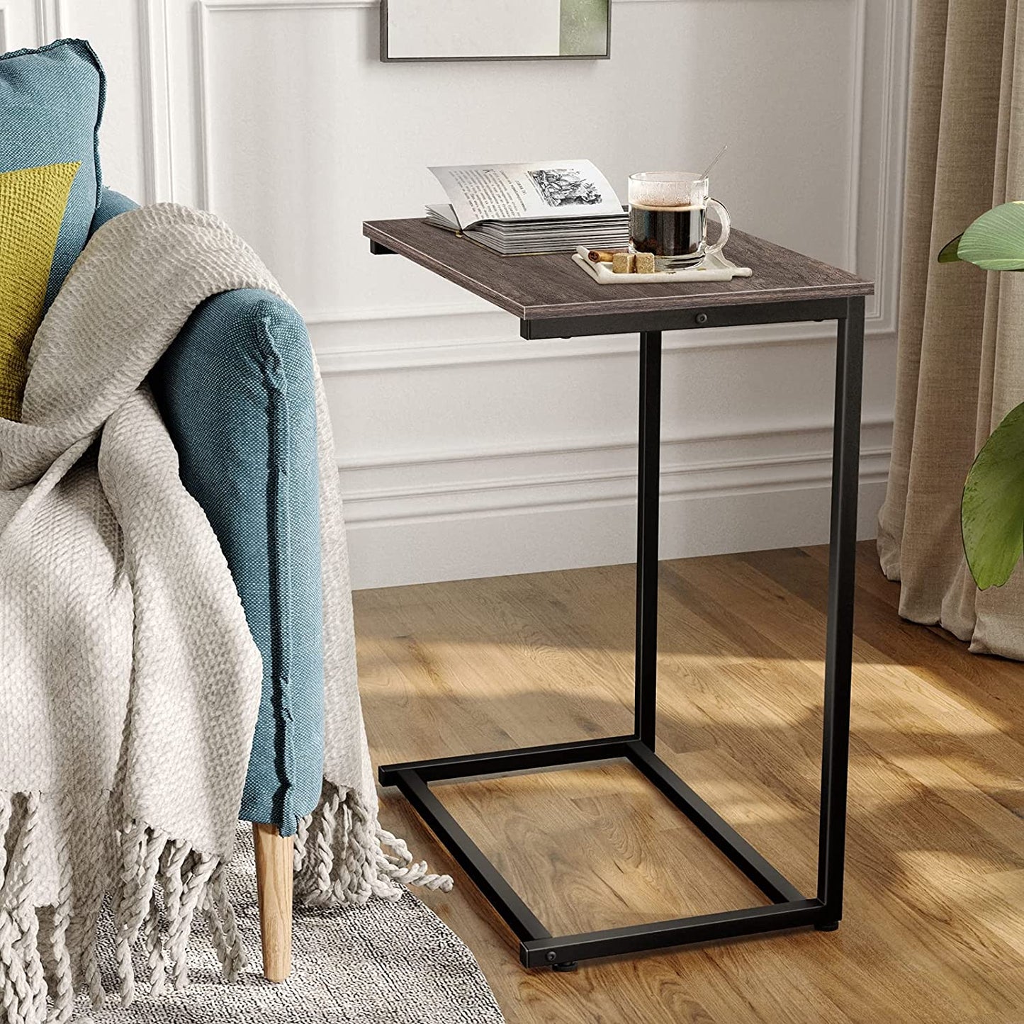  Side Tables: C Table for Small Spaces TV Tray ,Laptop Table