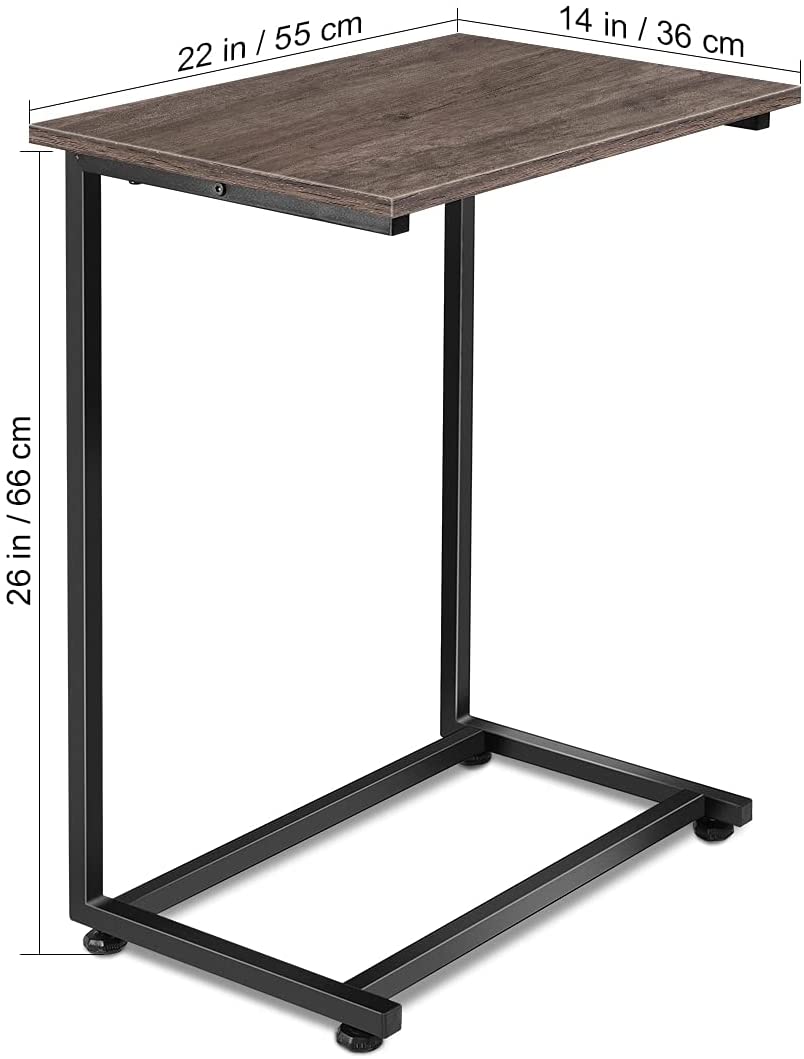  Side Tables: C Table for Small Spaces TV Tray ,Laptop Table