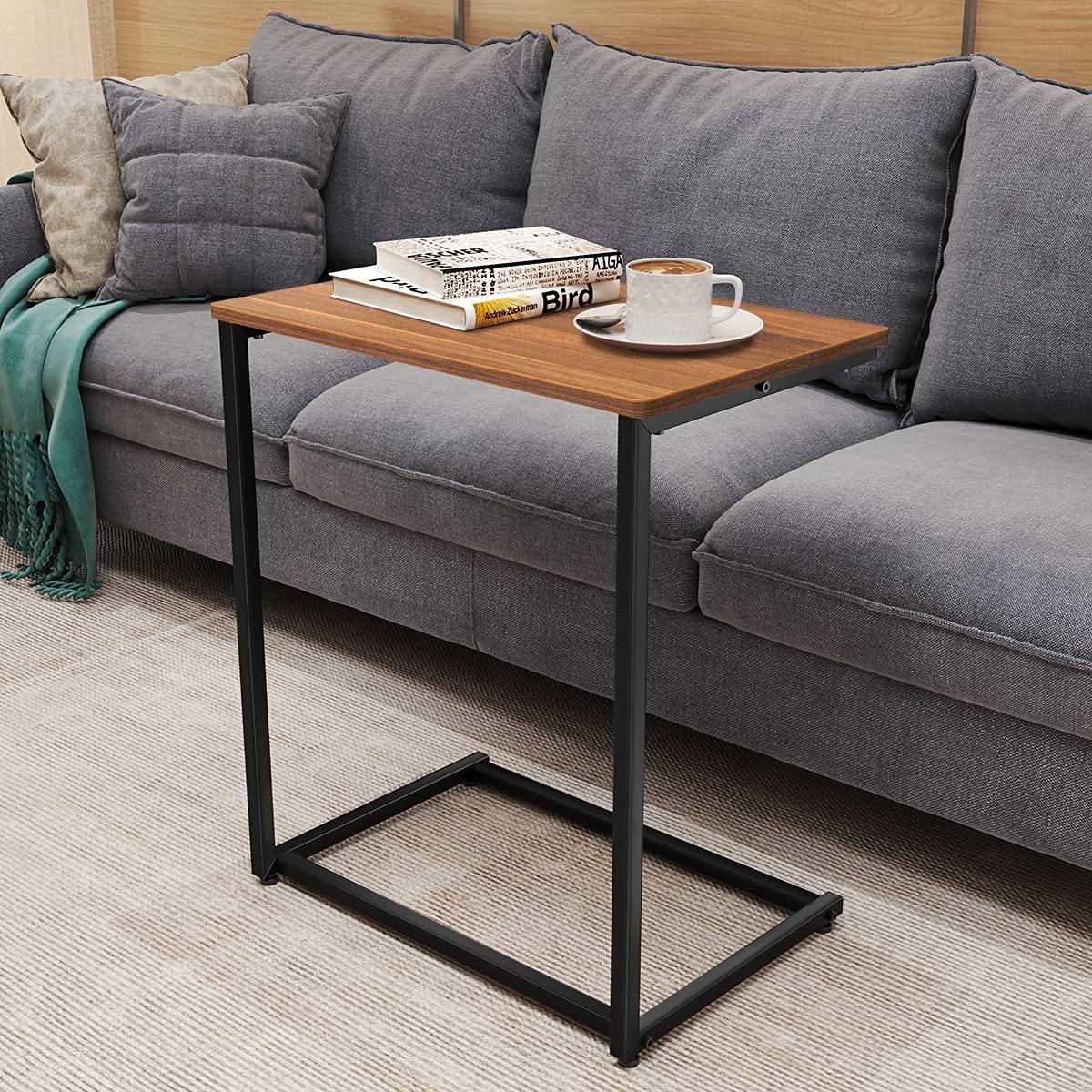  Side Tables: C Table for Small Spaces TV Tray ,Laptop Table