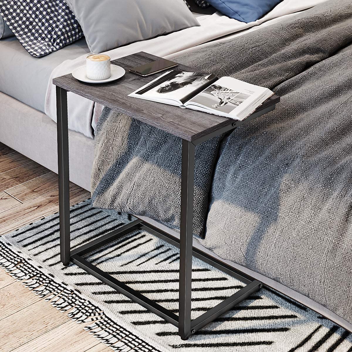  Side Tables: C Table for Small Spaces TV Tray ,Laptop Table