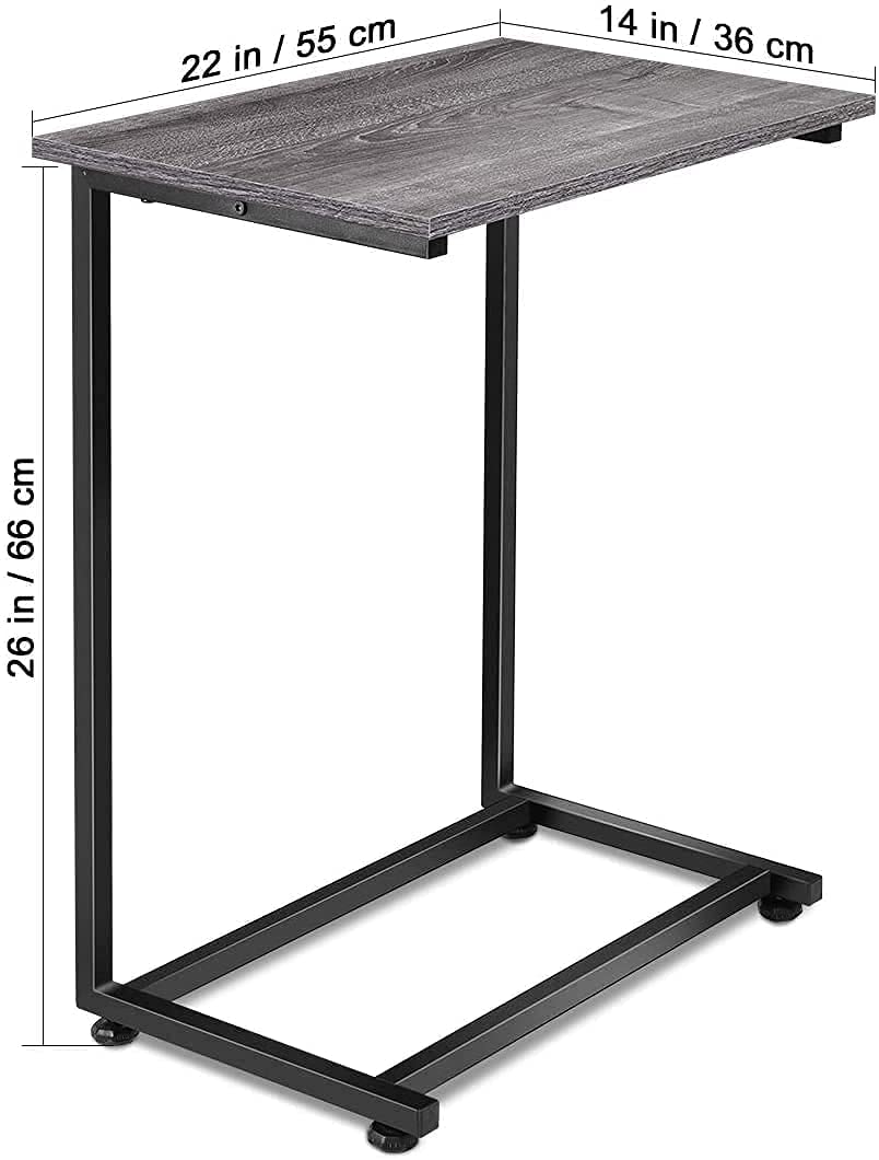  Side Tables: C Table for Small Spaces TV Tray ,Laptop Table