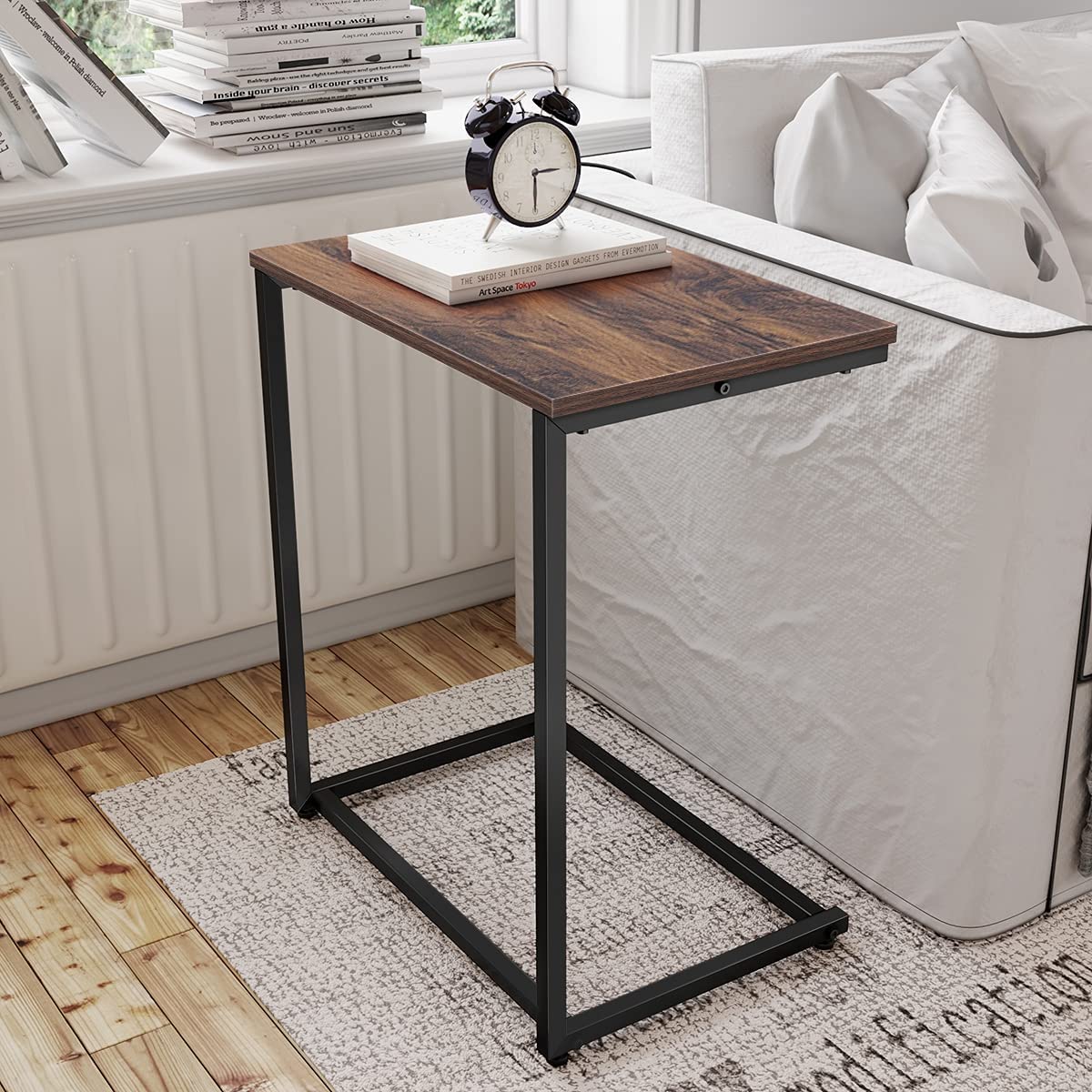  Side Tables: C Table for Small Spaces TV Tray ,Laptop Table
