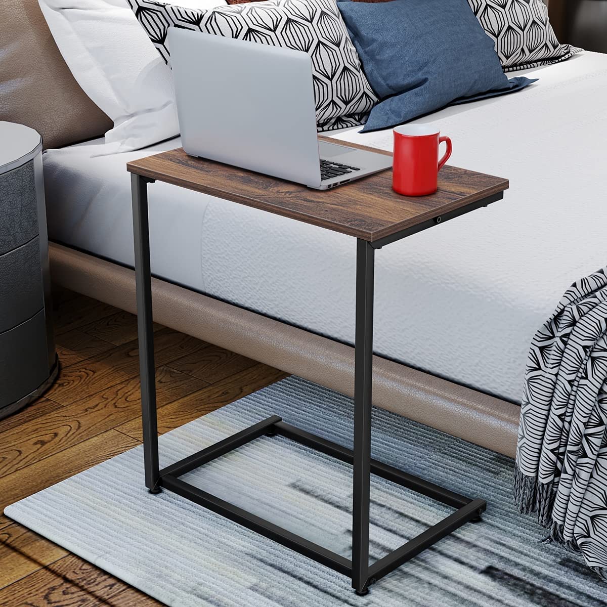  Side Tables: C Table for Small Spaces TV Tray ,Laptop Table