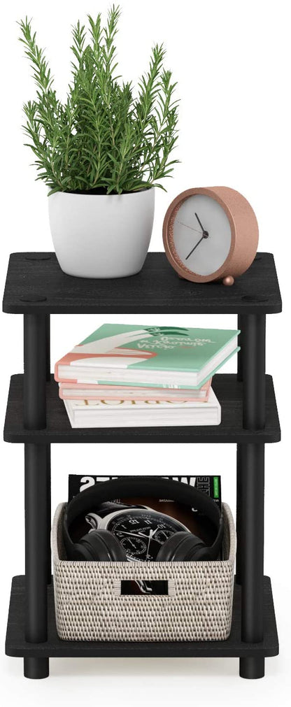 Side Tables: Multipurpose Shelf, Blackwood/Black