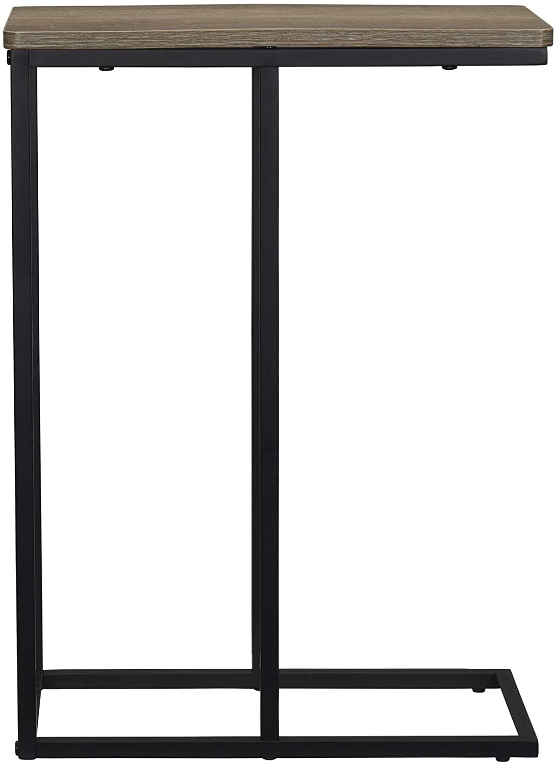 Side Tables : Snack Side Table, C Shaped End Table for Sofa Couch and Bed