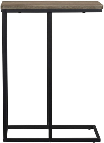 Side Tables : Snack Side Table, C Shaped End Table for Sofa Couch and Bed