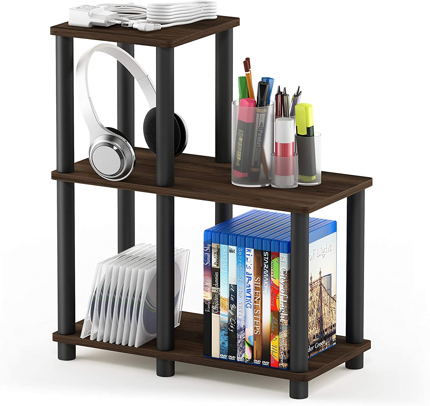   Side Tables: Turn-N-Tube Accent Decorative Shelf