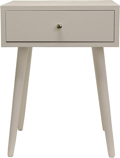 Side Tables: Wood One Drawer Side Table