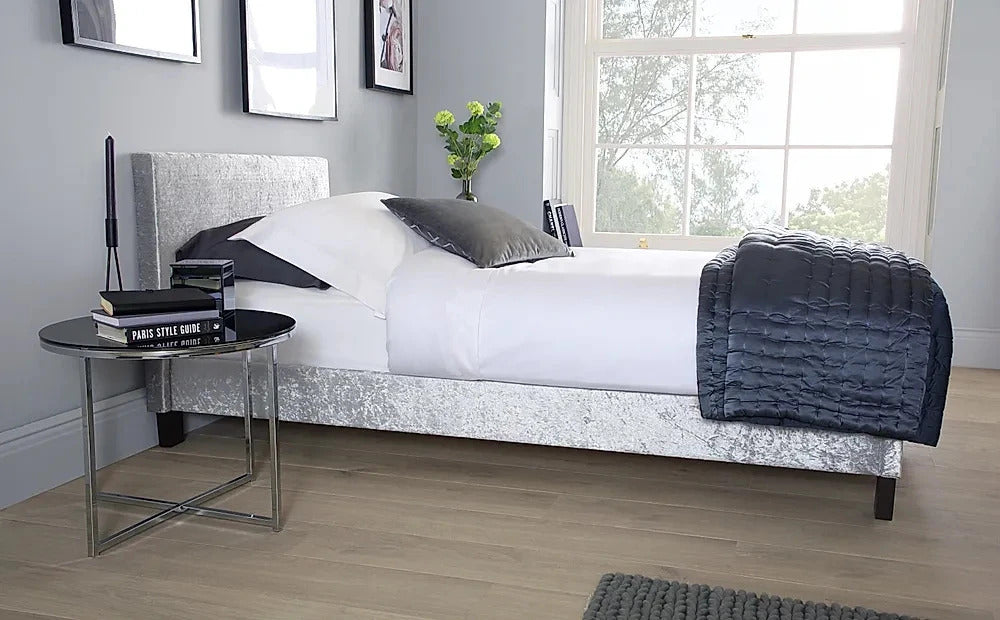 Single Bed: Berlin Style Fabric Single Bed
