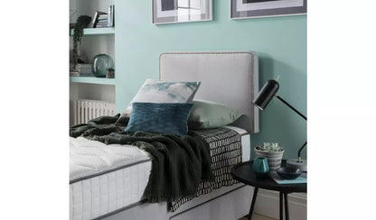 Single Bed: Grey Single Divan Bed