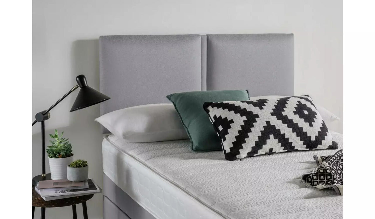 Divan Bed: Light Grey Divan Bed