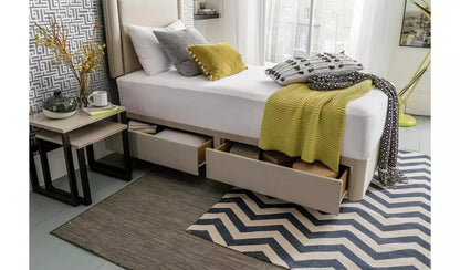 Single Bed: Single 2 Drawer Divan Bed