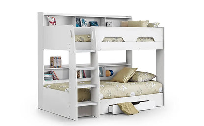 Bunk Bed: Midsleeper  Bunk Bed with Storage Single Bed