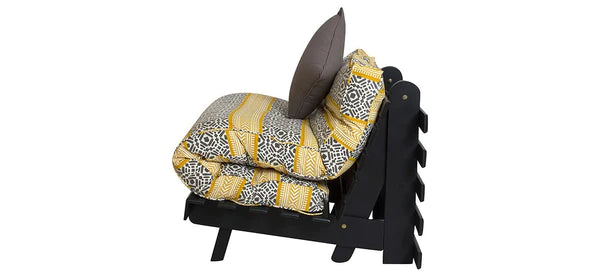  Futon: Wooden Single Futon Sofa Cum Bed