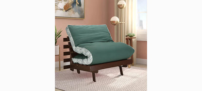  Futon: Wooden Single Futon Sofa Cum Bed
