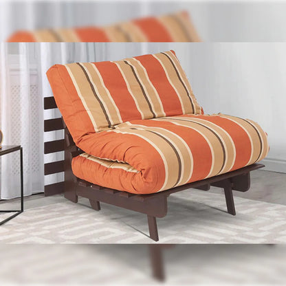 Futon: Wooden Single Futon Sofa Cum Bed