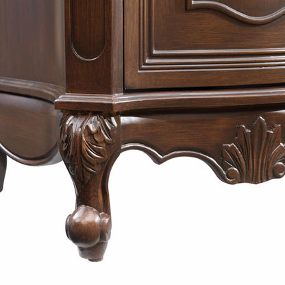 Single Sink Vanities: 24 in. Coffee Single Bathroom Vanity