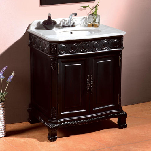 Single Sink Vanities: 30-in. Single Bathroom Vanity