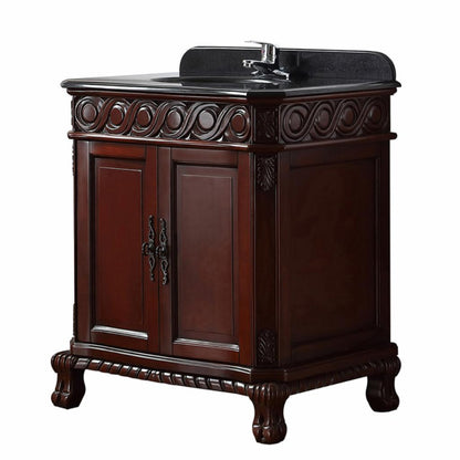 Single Sink Vanities: 30 in. Single Bathroom Vanity