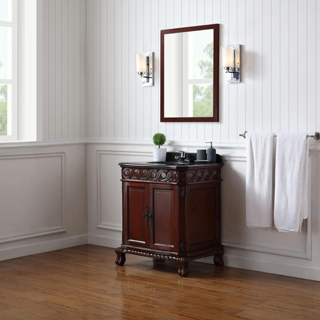 Single Sink Vanities: 30 in. Single Bathroom Vanity