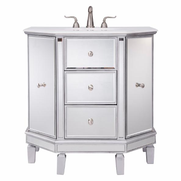 Single Sink Vanities: 35 in. Single Bathroom Vanity Base