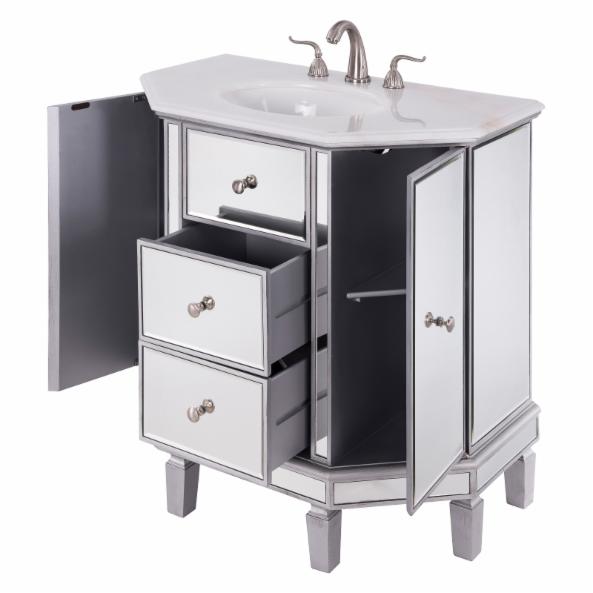 Single Sink Vanities: 35 in. Single Bathroom Vanity Base