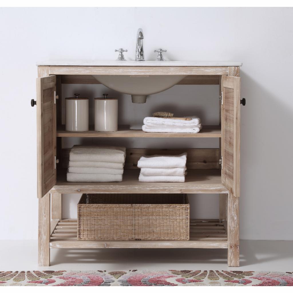 Single Sink Vanities: 36 in. Single Bathroom Vanity