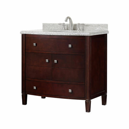 Single Sink Vanities: 36 in. Single Bathroom Vanity