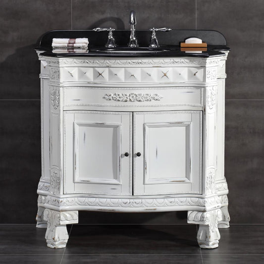 Single Sink Vanities: 36 in. Single Bathroom Vanity
