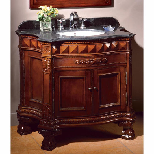 Single Sink Vanities: 36 in. Single Bathroom Vanity