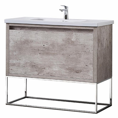 Single Sink Vanities: 40 in. Single Sink Bathroom Vanity