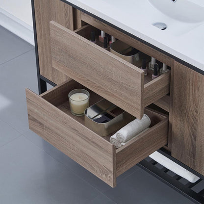 Single Sink Vanities: 48 in. Single Bathroom Vanity