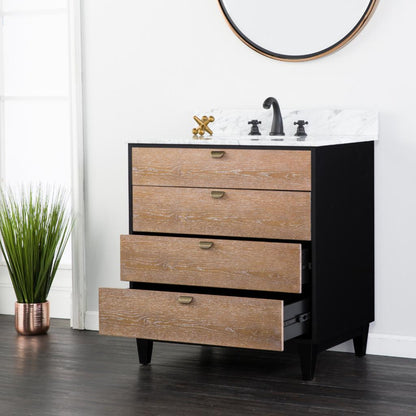 Single Sink Vanities: Vanity Sink with Marble Top