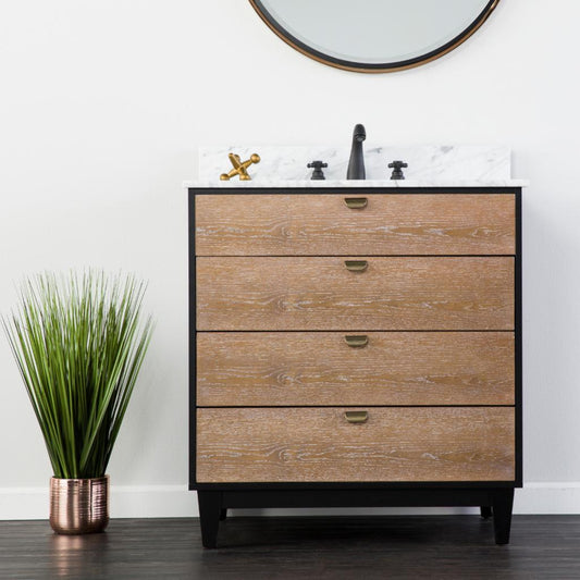 Single Sink Vanities: Vanity Sink with Marble Top